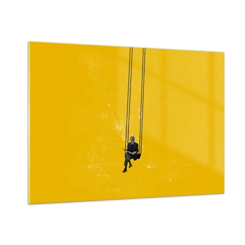 Billede på glas - En dag som alle andre - 100x70 cm