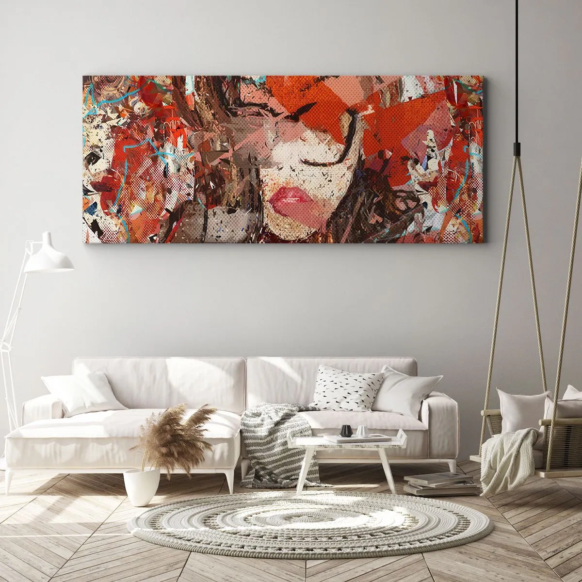 Lærredstryk - Billede på lærred - Ingen ved, hvordan du virkelig er - 100x40 cm