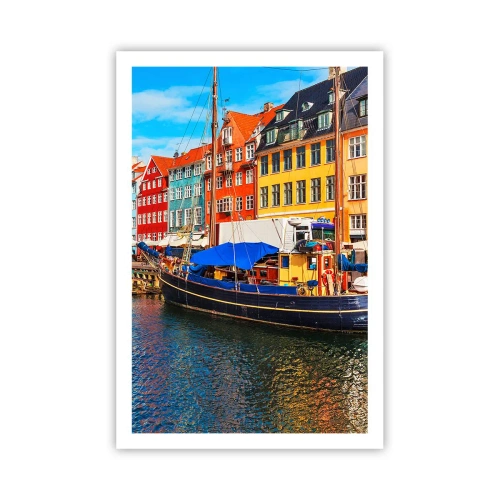 Plakat - Glædelig kaj - 61x91 cm