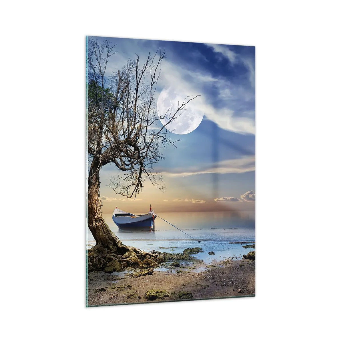 Billede på glas - Er dette enden eller begyndelsen? - 50x70 cm