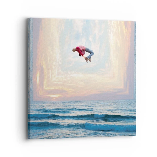 Lærredstryk - Billede på lærred - Til en anden dimension - 30x30 cm