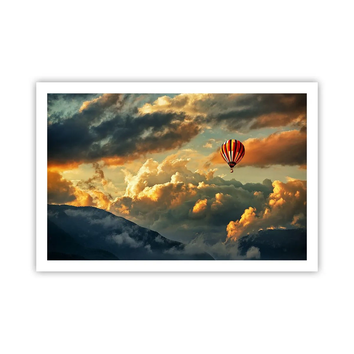 Plakat - Jeg går, fordi jeg vil - 91x61 cm