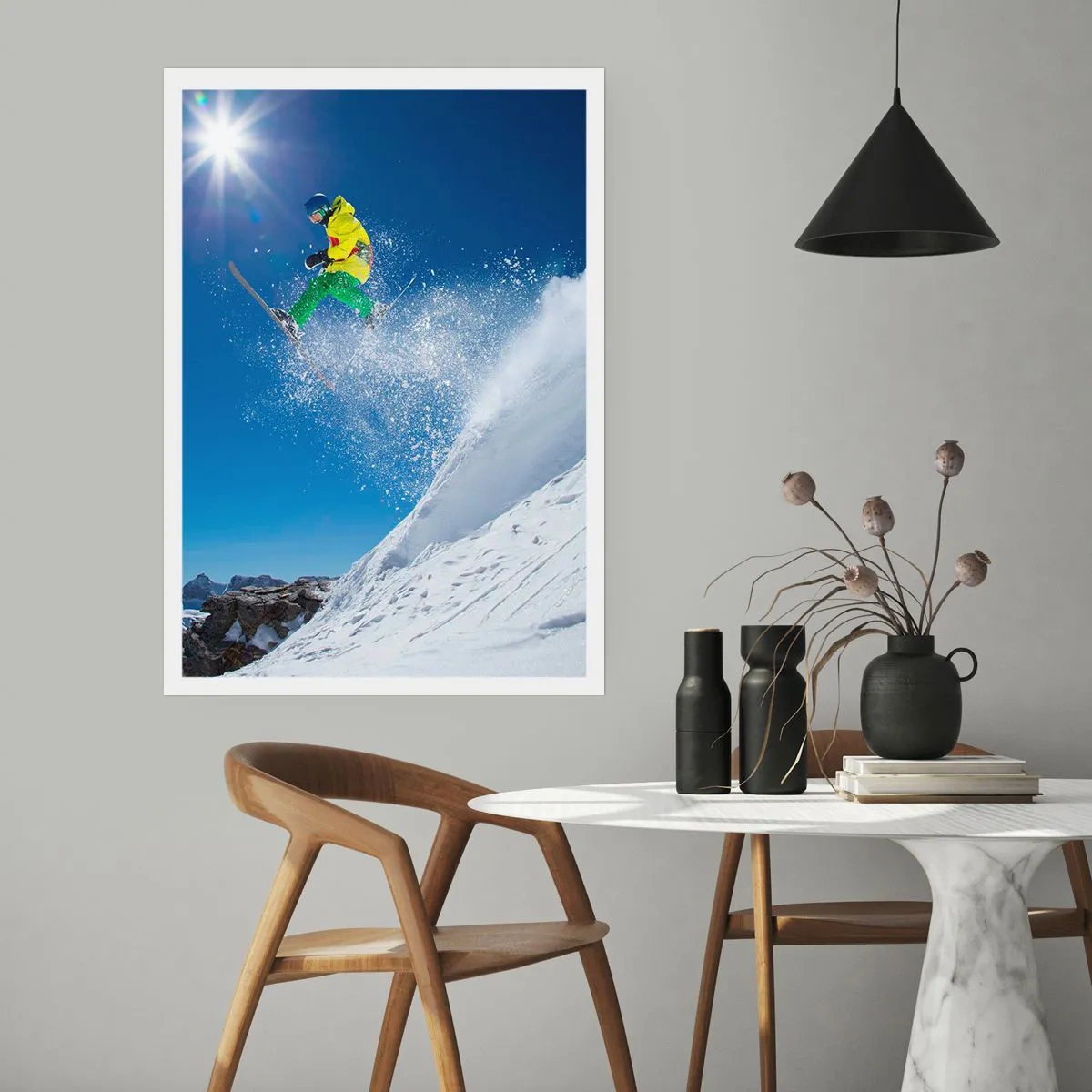 Plakat - Danser med bjergene - 61x91 cm