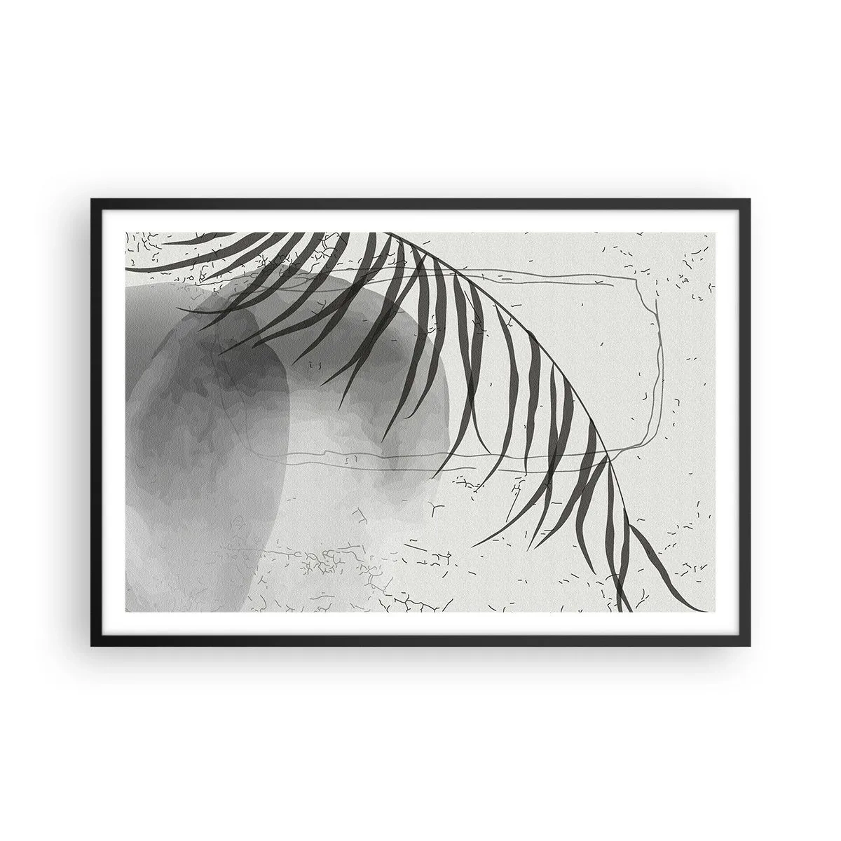 Plakat i sort ramme - Den subtile eksotisme i naturen - 91x61 cm