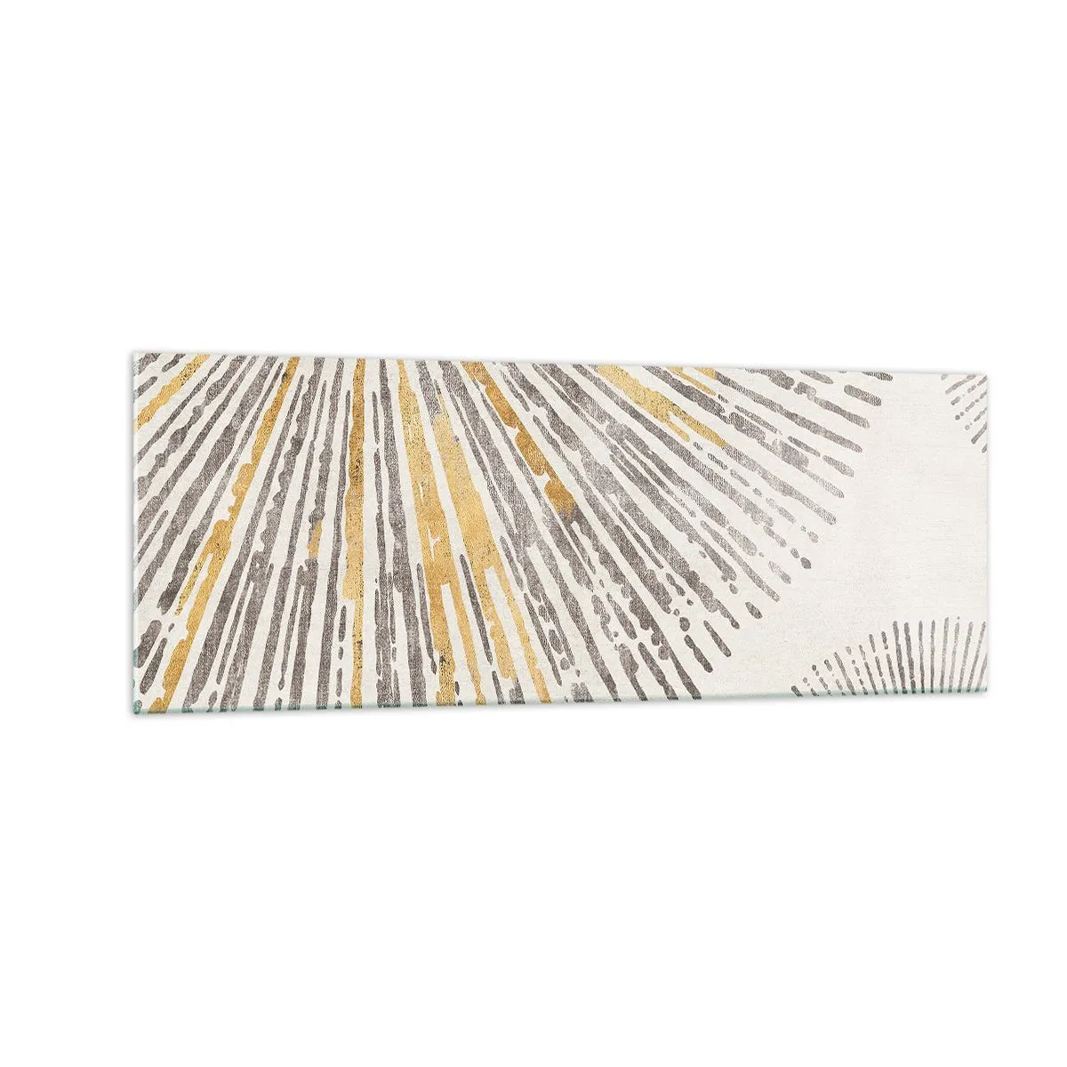 Billede på glas - Skønheden i en rokke - 140x50 cm