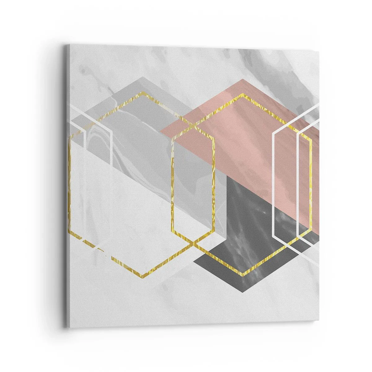 Lærredstryk - Billede på lærred - Kædesammensætning - 70x70 cm