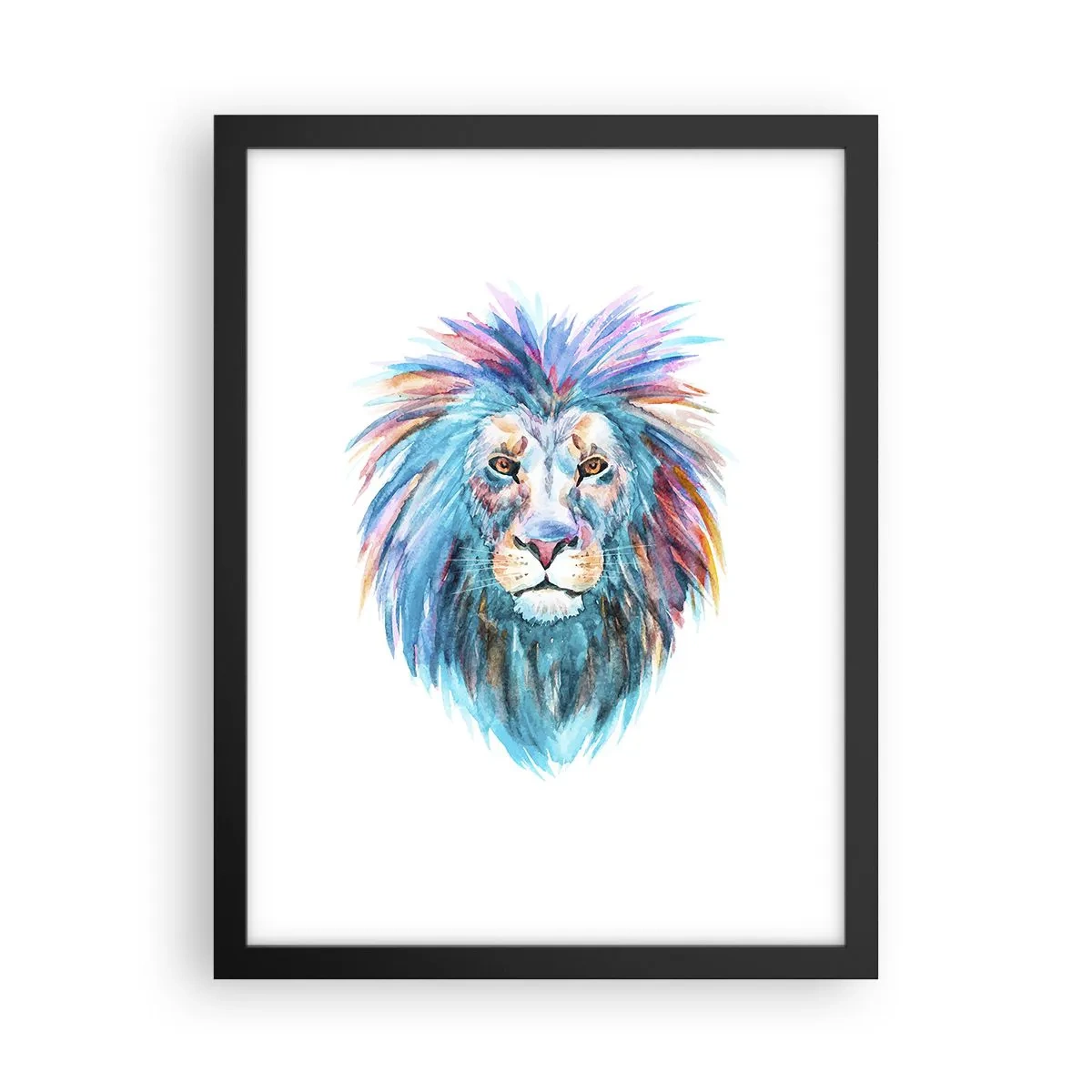 Plakat i sort ramme - En elektrificerende aura - 30x40 cm