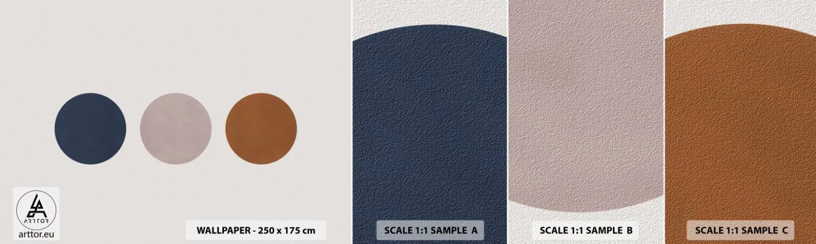 Prøve Fototapet Selvklæbende Deluxe Sticker - Et symbol på perfektion - Abstraktion, Stykke, Minimalisme - 100x30 cm