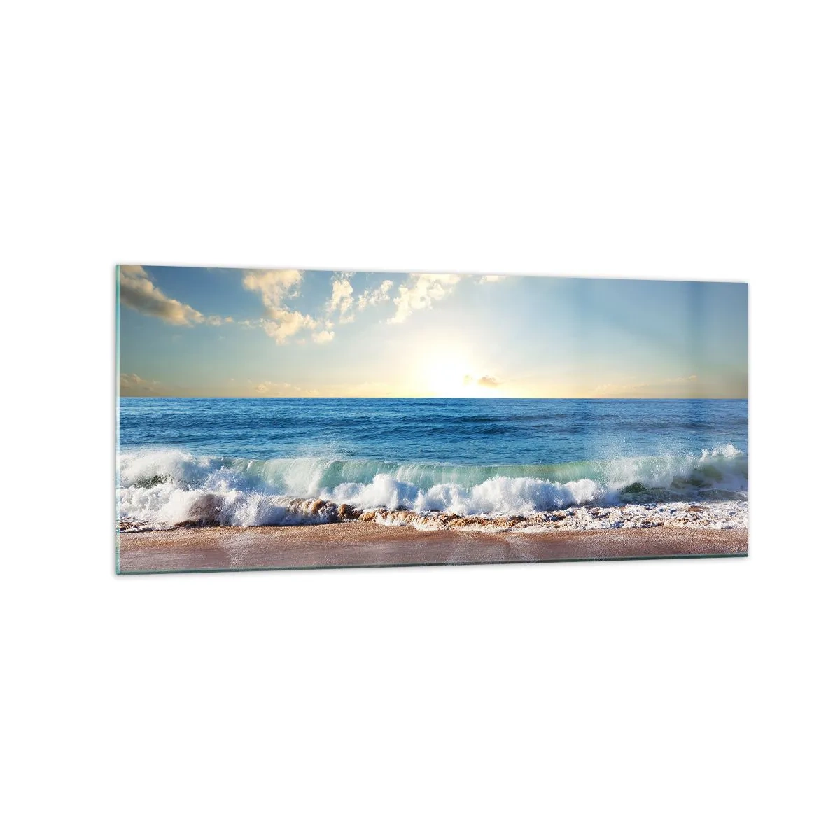 Billede på glas - Bevægelse og stilhed på samme tid - 120x50 cm