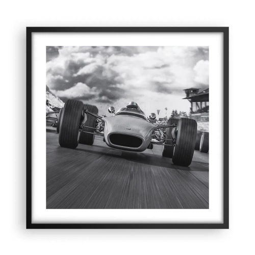 Plakat i sort ramme - Der er kraft! - 50x50 cm