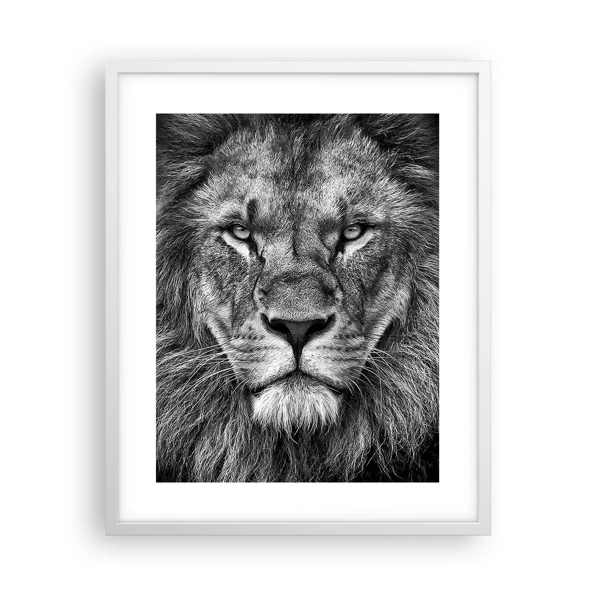 Plakat i hvid ramme - I kroningsklædning - 40x50 cm