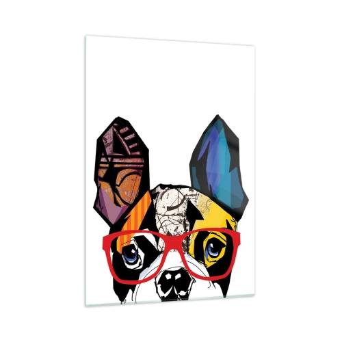 Billede på glas - Intellektuel - 50x70 cm