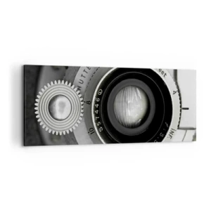 Lærredstryk - Billede på lærred - Historien om Hollywood - 120x50 cm