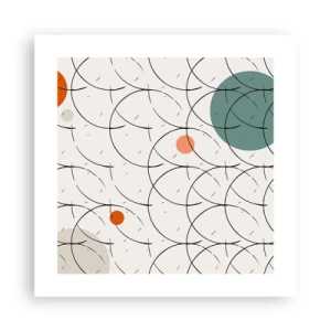 Plakat - I popkunstens ånd - 40x40 cm