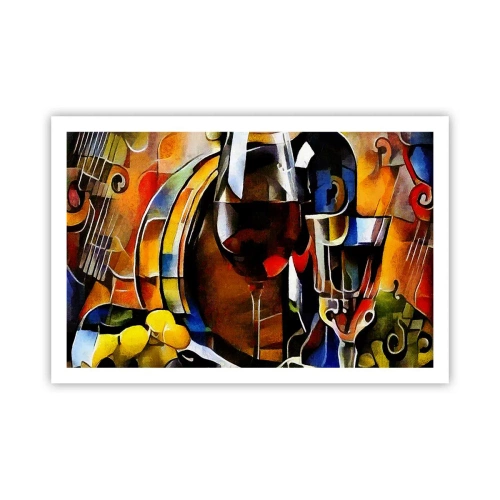 Plakat - Og verden bliver mere farverig - 91x61 cm