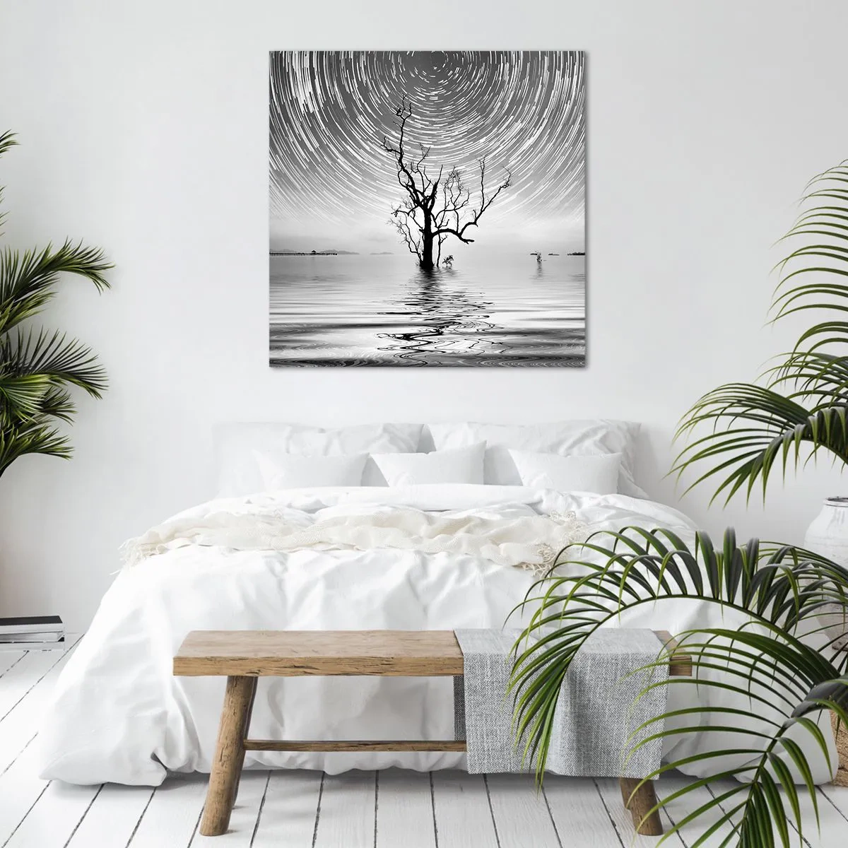 Lærredstryk - Billede på lærred - En natursymfoni - 70x70 cm