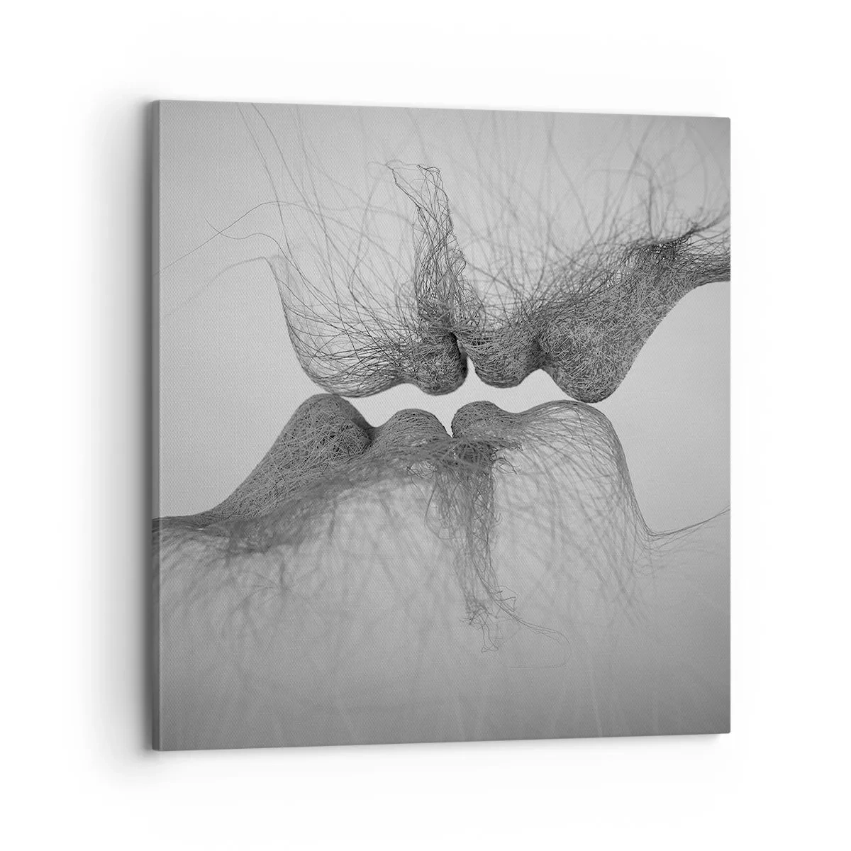 Lærredstryk - Billede på lærred - Vindens kys - 70x70 cm