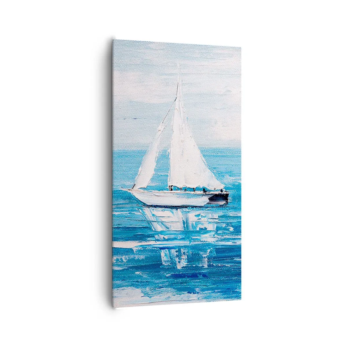 Lærredstryk - Billede på lærred - Med en ven ved din side - 65x120 cm