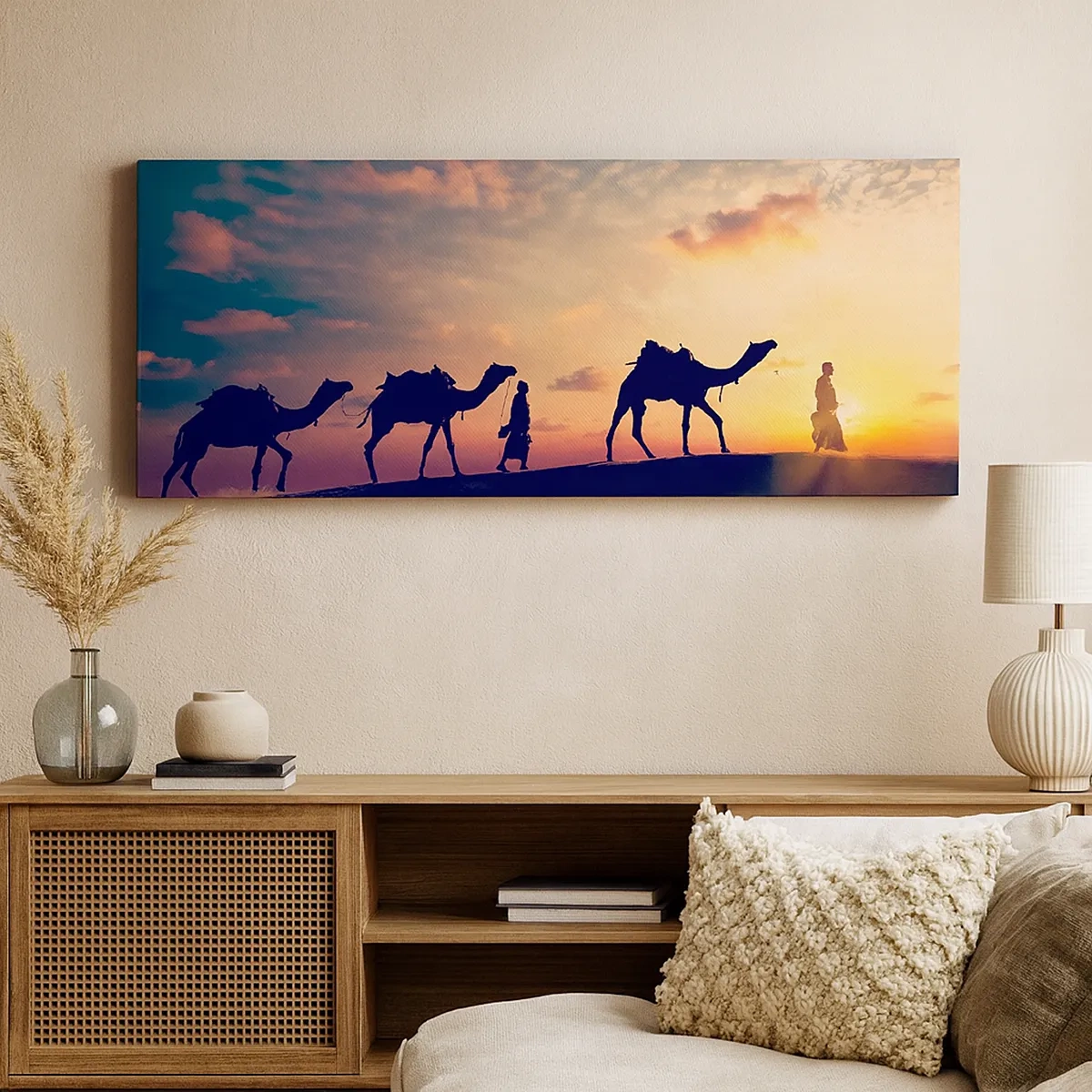 Lærredstryk - Billede på lærred - Orientens mystiske ånd - 30x30 cm