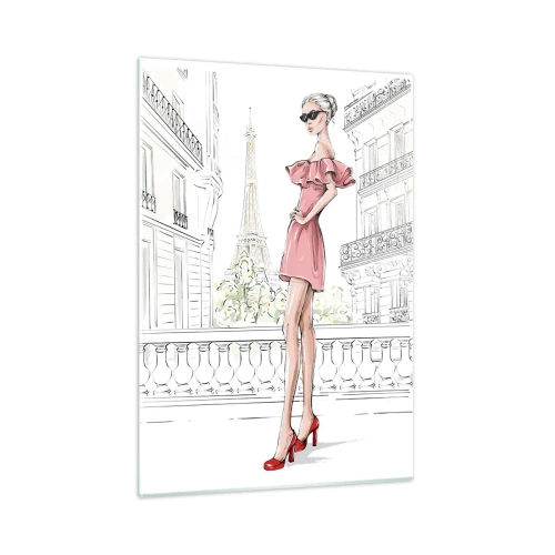 Billede på glas - Modens kunst - 50x70 cm