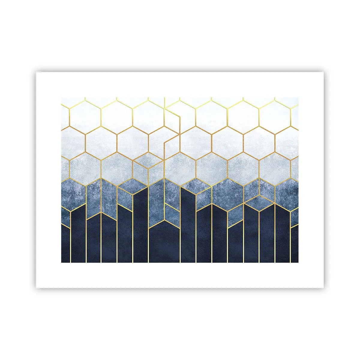 Plakat - Komposition i synkoperet rytme - 40x30 cm