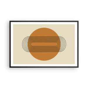 Plakat i sort ramme - Den perfekte plan - 91x61 cm