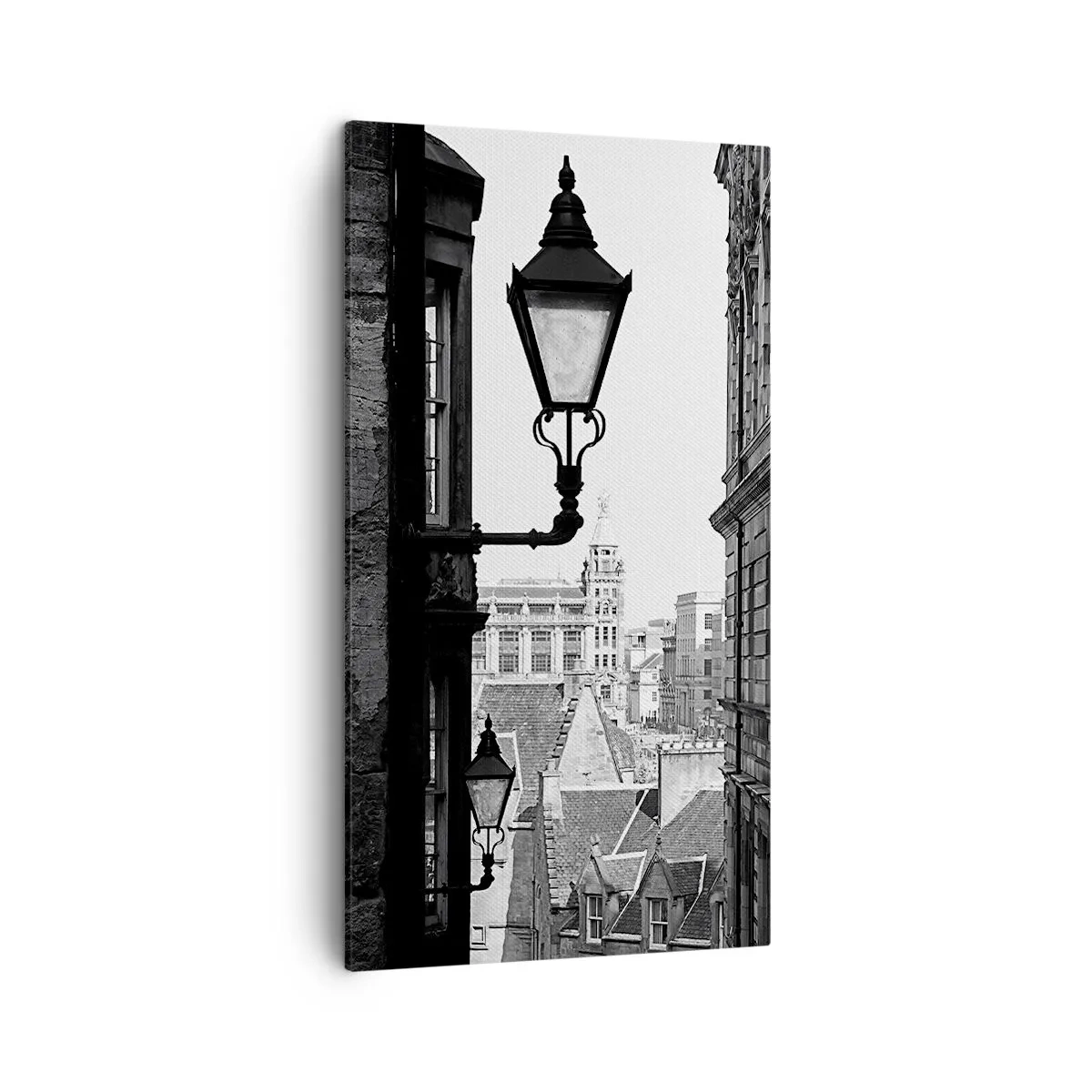 Lærredstryk - Billede på lærred - Historien om Edinburgh - 45x80 cm