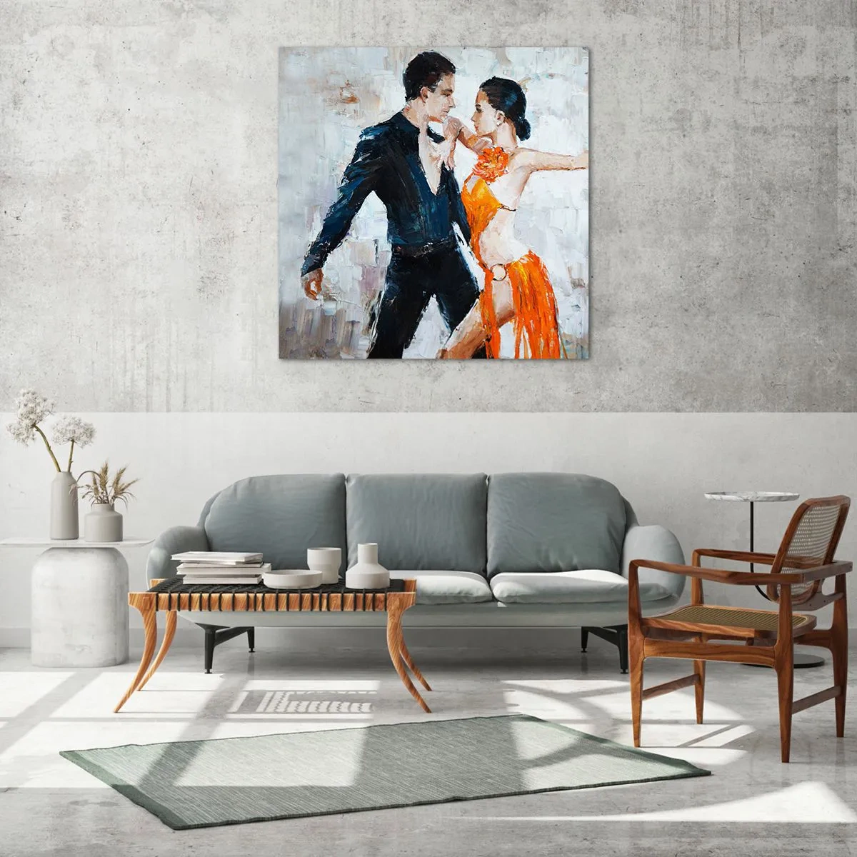 Billede på glas - Dirty dancing - 60x60 cm