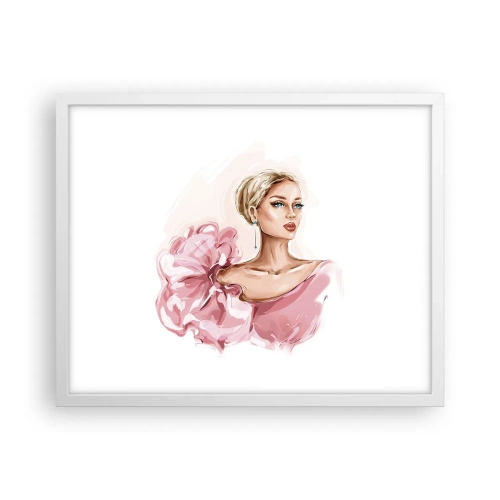 Plakat i hvid ramme - Som malet... - 50x40 cm