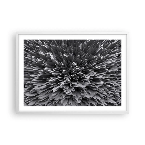 Plakat i hvid ramme - Det kan ikke blive skarpere end dette - 70x50 cm