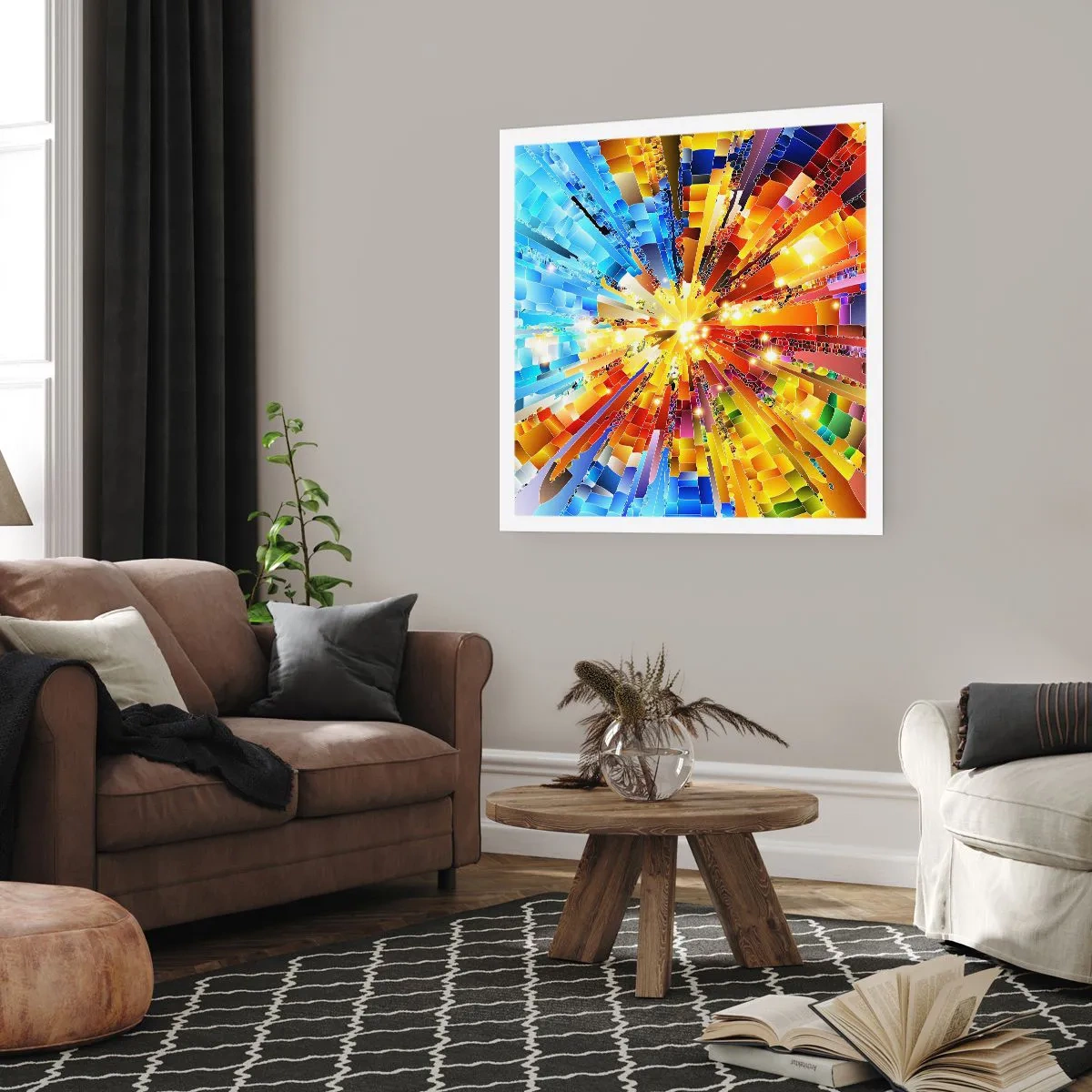 Plakat - In medias res - 30x30 cm