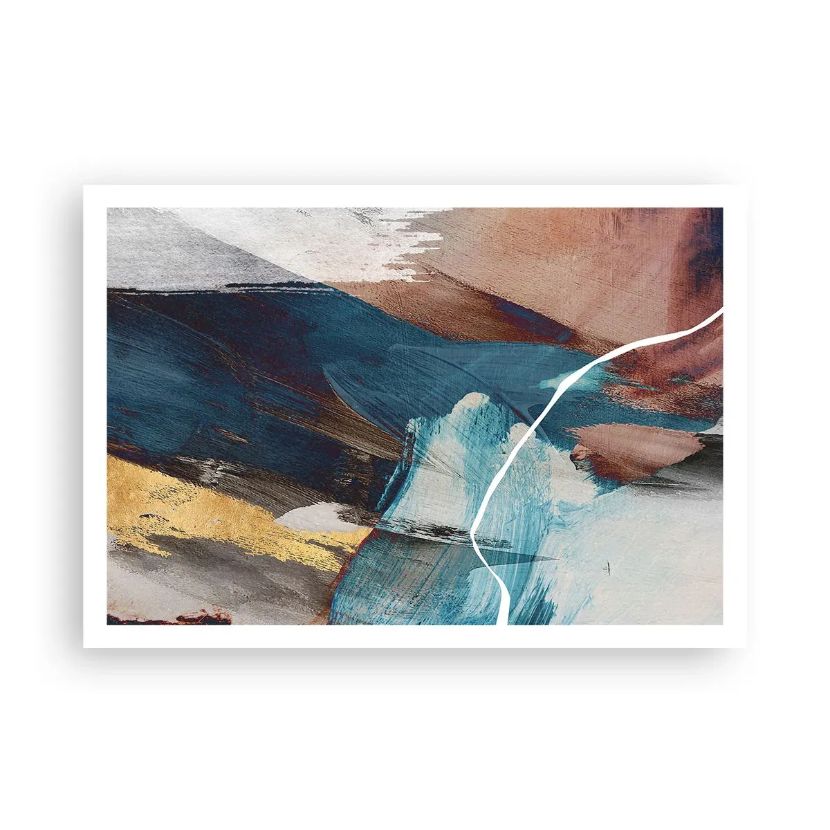 Plakat - Med flair og energi - 100x70 cm