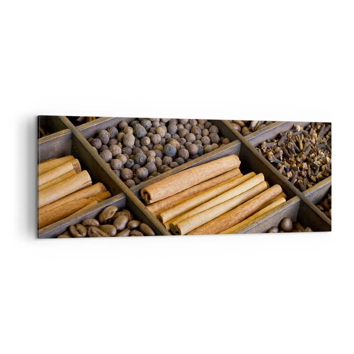 Lærredstryk - Billede på lærred - Et skatkammer af aromaer - 140x50 cm