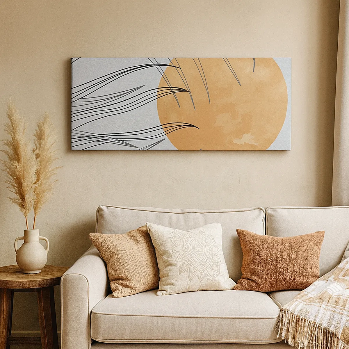 Lærredstryk - Billede på lærred - Altid mod solen - 30x30 cm