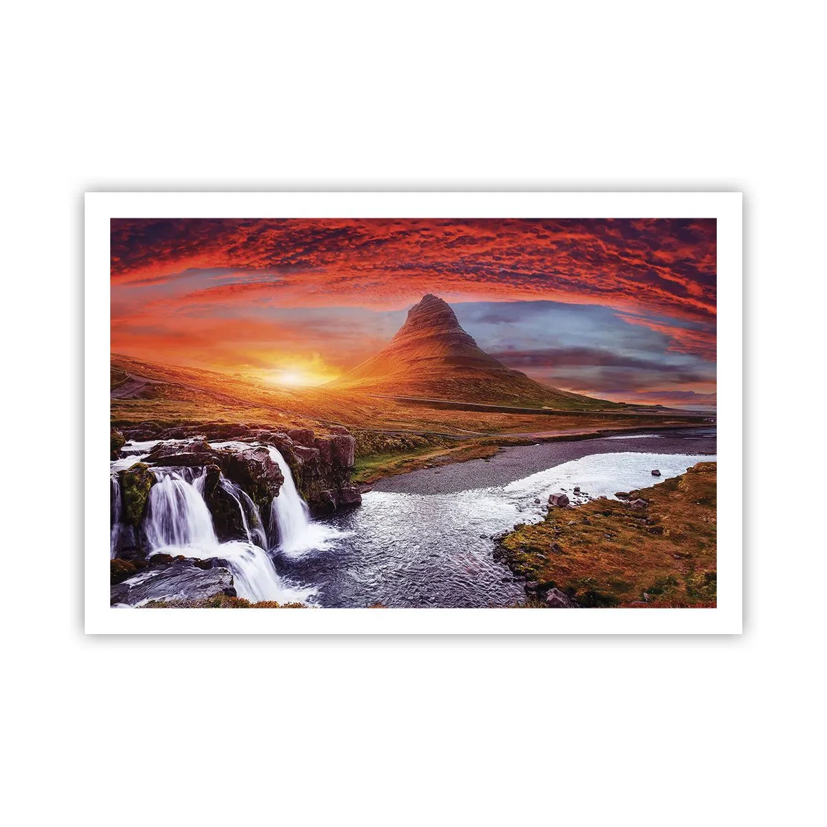 Plakat - En udsigt over Midgård - 91x61 cm