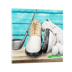 Billede på glas - Alt er klar - 70x70 cm