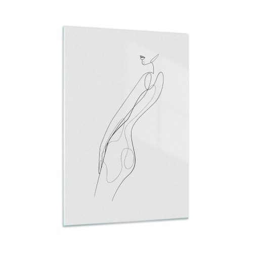 Billede på glas - Næppe et løfte - 50x70 cm