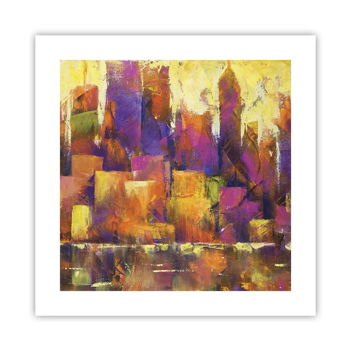 Plakat - Metropolitansk sammensætning - 40x40 cm