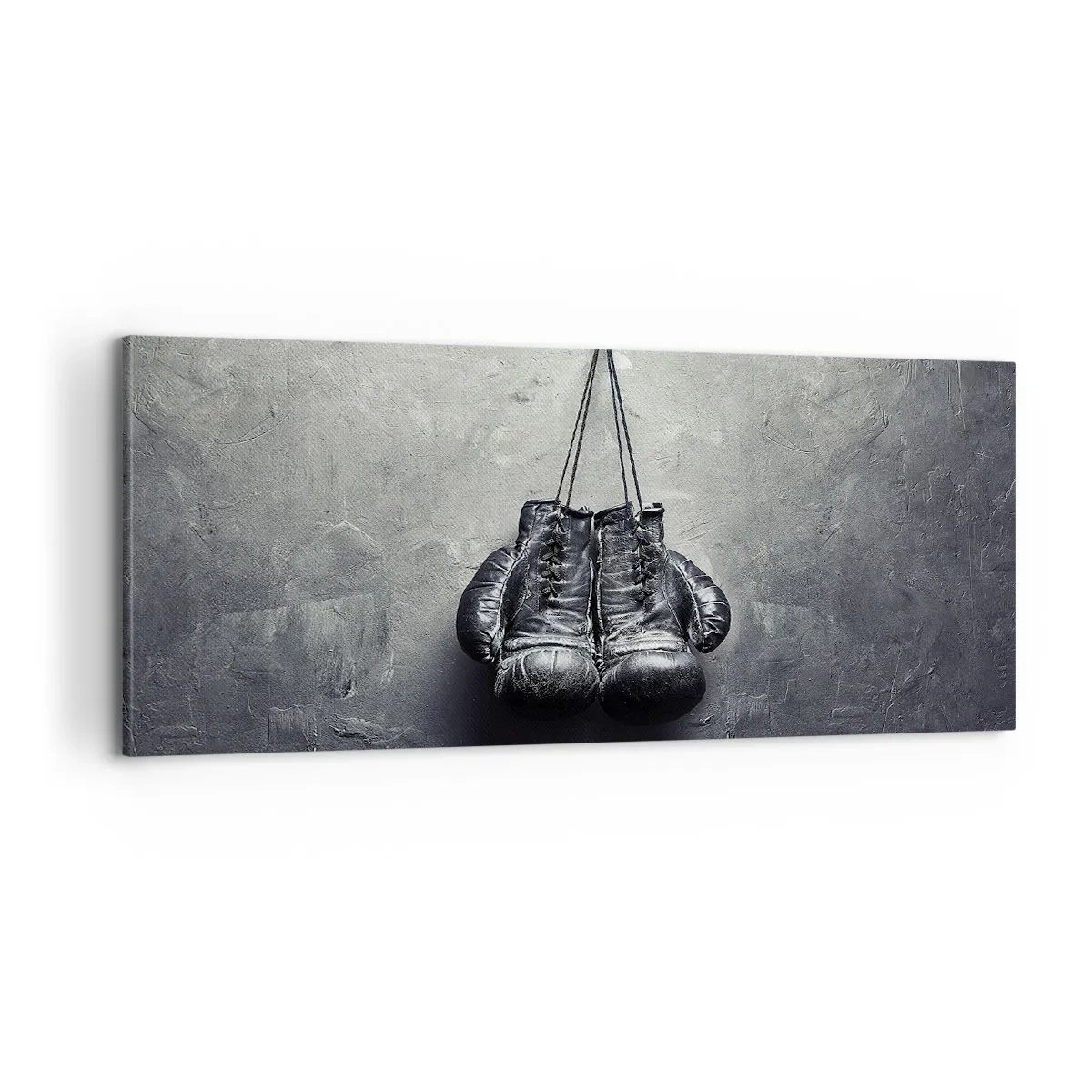 Lærredstryk - Billede på lærred - En tid med kamp og en tid med fred - 100x40 cm