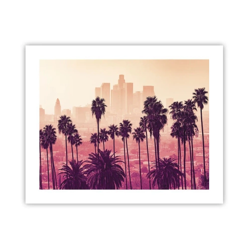 Plakat - Landskab i Californien - 50x40 cm