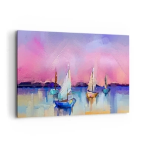 Lærredstryk - Billede på lærred - Retning: brede farvande - 100x70 cm