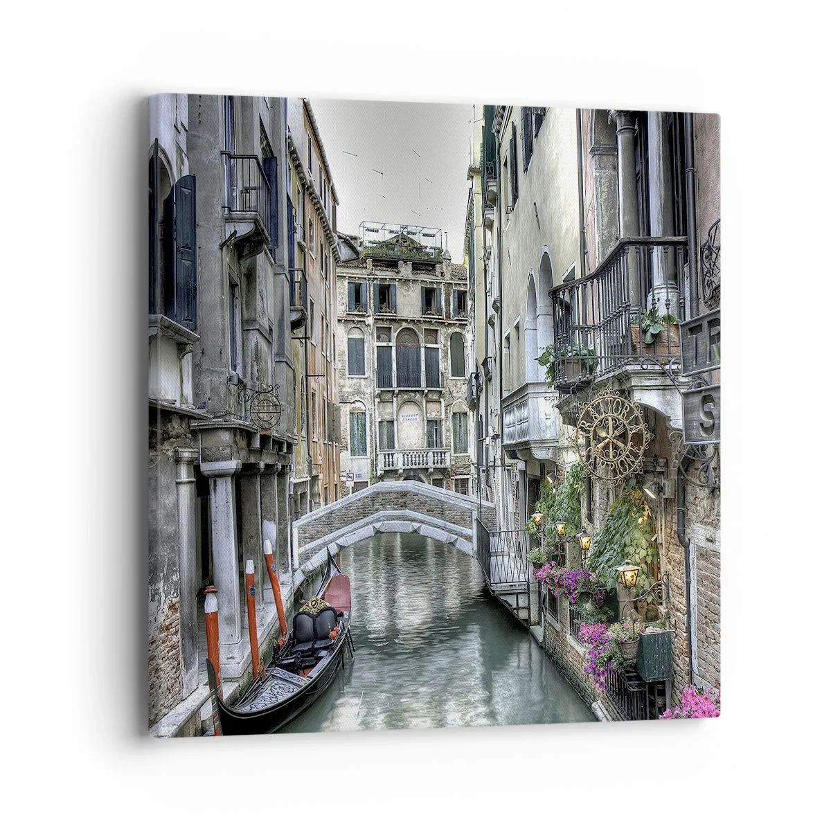 Lærredstryk - Billede på lærred - I århundreder i tavs drømmeri - 40x40 cm