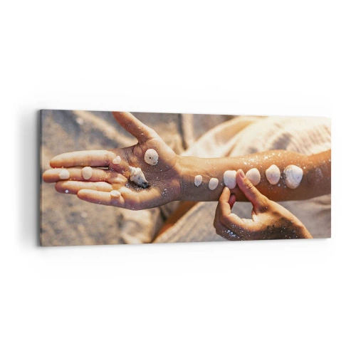 Lærredstryk - Billede på lærred - Skønhed inden for rækkevidde - 120x50 cm