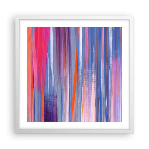 Plakat i hvid ramme - Opstigning - 50x50 cm