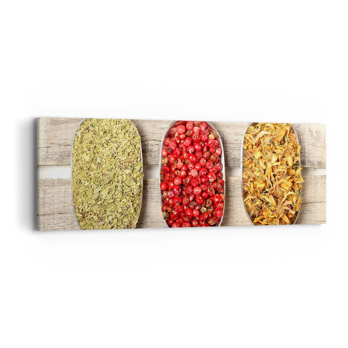 Lærredstryk - Billede på lærred - Magi i køkkenet - 90x30 cm