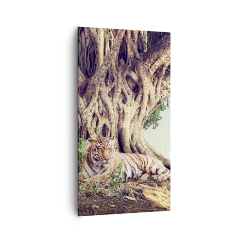 Lærredstryk - Billede på lærred - Udsigt fra Første Mosebog - 55x100 cm