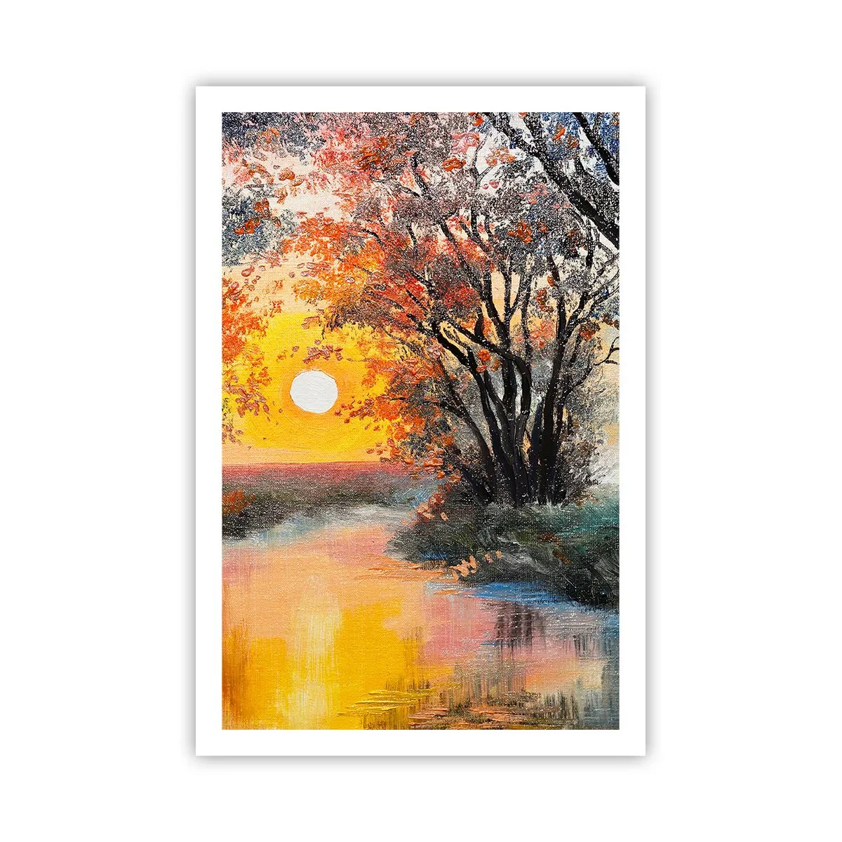 Plakat - Efterårs atmosfære - 61x91 cm