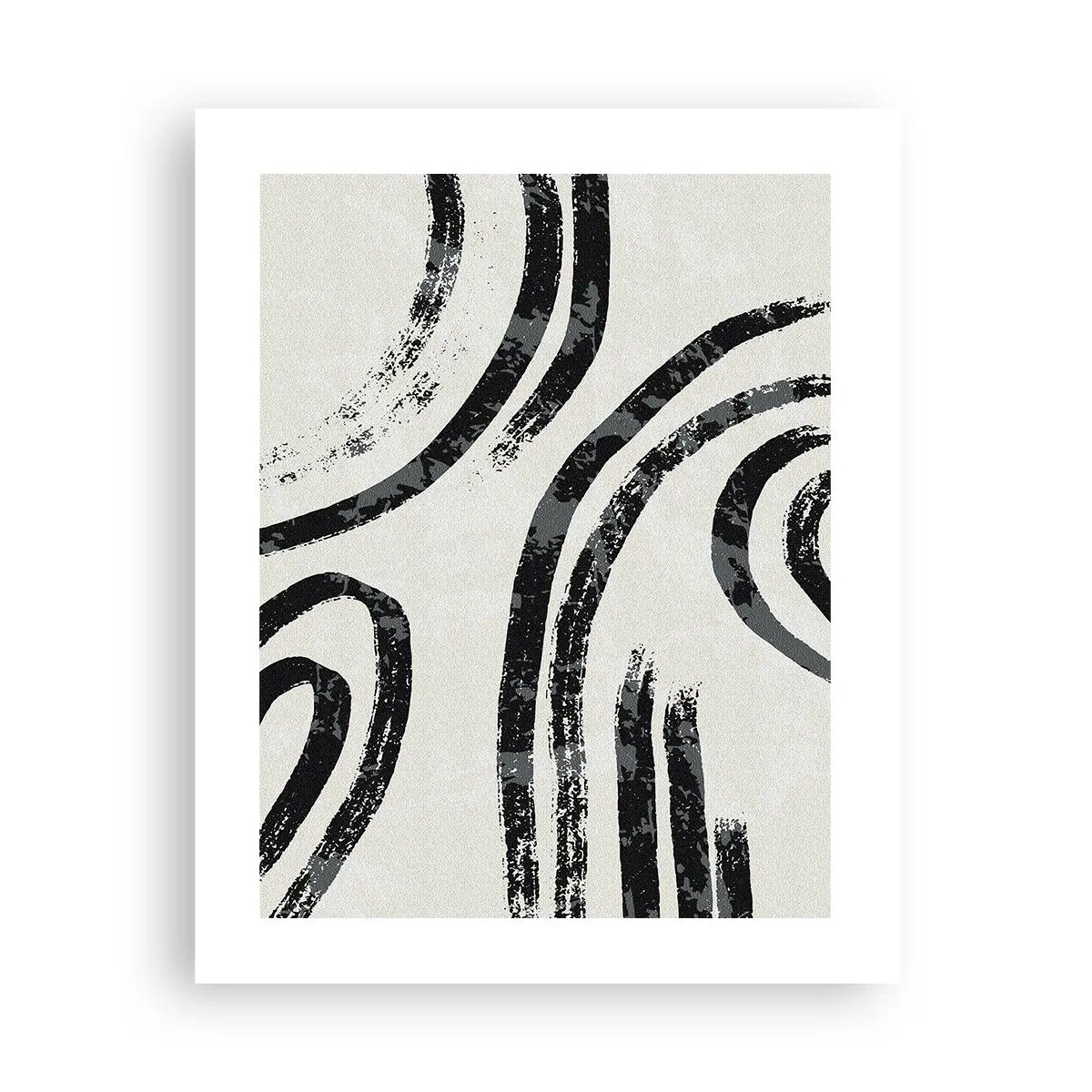 Plakat - Halvt stoppet - 40x50 cm