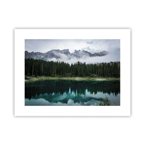 Plakat - Hys, tys, lad os ikke vække sovevandet... - 40x30 cm