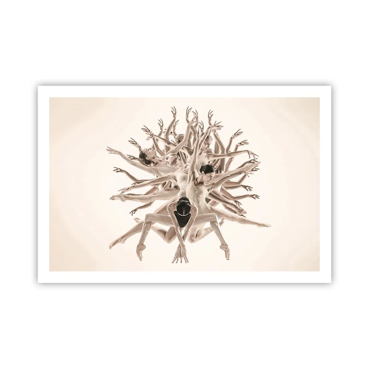 Plakat - Blomstrende i dans - 91x61 cm